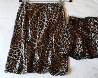 Vintage Leopard Print slips