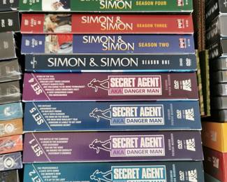 Thousands of DVD's including: Secret Agent AKA Danger Man, Simon and Simon, Fried Green Tomatoes