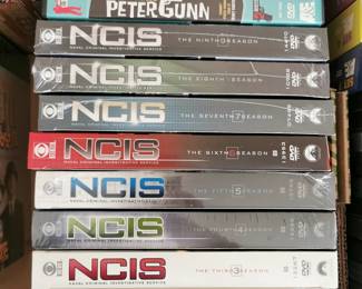 Thousands of DVD's including: NCIS, Peter Gunn