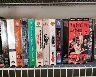 VHS Tapes and/or Movies including: