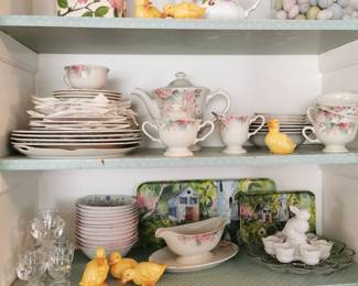 Kitchen ware including Easter and Spring decor