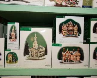 Detail of Department 56 Heritage Village Collection