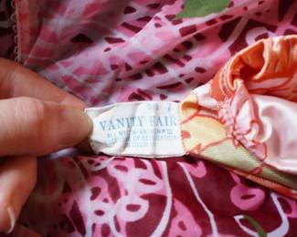 Label in the vintage Vanity Fair underwear