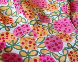 Detail on the 1950's/1960's one piece swimsuit