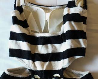 Detail on the Fantastic 1950's/1960's One Piece Swimsuit, possibly home made