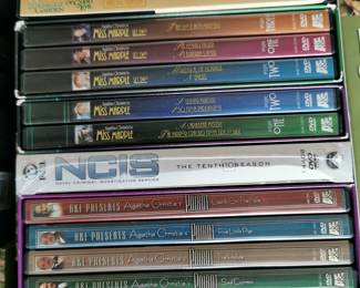 Thousands of DVD's including: Poirot, NCIS, Miss Marple, Ruthless People