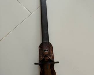 WW 2 Bayonet with frog & scabbard