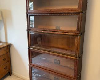 Antique lawyers cabinet