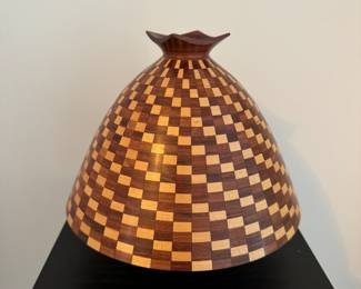 Reversible Hollow forms . The piece can be inverted and sit on both ends.