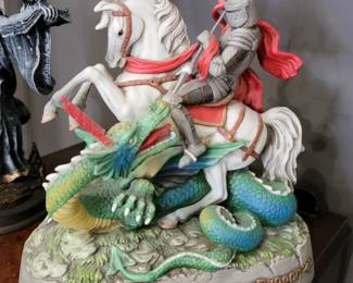 First Edition Saint George and the Dragon Statue