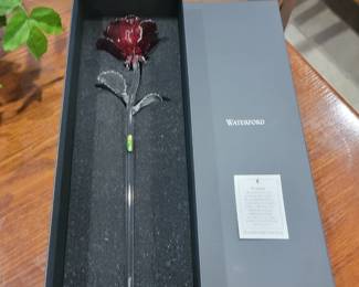 Waterford Glass Rose