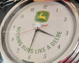 John Deere clock