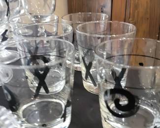 FUN Mikasa Fashion Plate RAGGAE barware glasses and china 