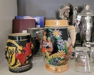 Unique steins and mugs!