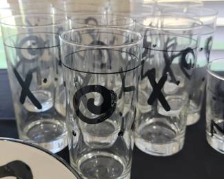 FUN Mikasa Fashion Plate RAGGAE barware glasses and china 