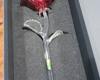 Waterford Glass Rose
