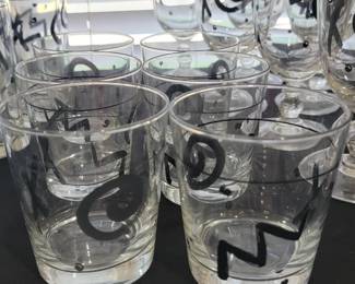 FUN Mikasa Fashion Plate RAGGAE barware glasses and china 