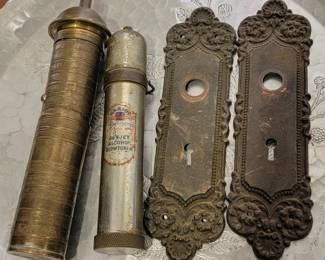 Vintage door face plates