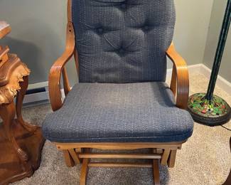 Gliding rocking chair