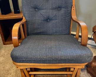 Gliding rocking chair