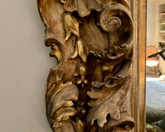 Most amazing mirror that is palace size, carved wood one of the best