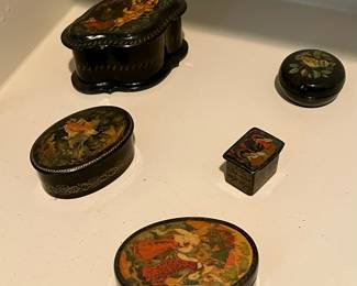 Hand painted Russian Boxes