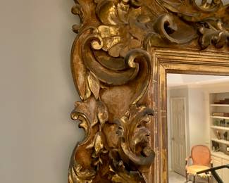 Most amazing mirror that is palace size, carved wood one of the best