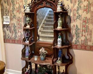 Antique Victorian what-not display beautiful and unusual