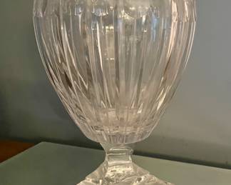 Beautiful larger crystal cut glass vase