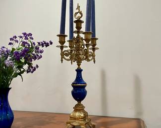 One of a pair of candelabra 