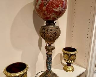 Banquet lamp with Zolnay 