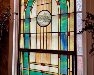 Stained glass window one of several sizes and types