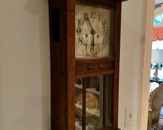 Antique arts and crafts clock