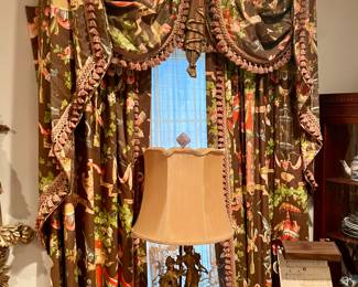 Designer Drapes one of a pair