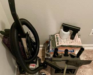 KIRBY VACUUM WITH ACCESSORIES