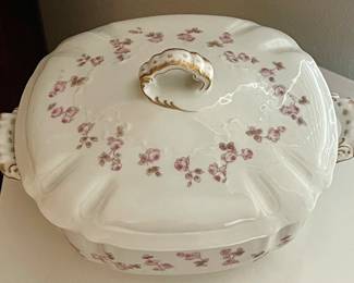 Vintage Limoges Covered Casserole 