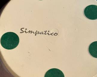 Vintage Simpatico Pottery Jar w/Lid