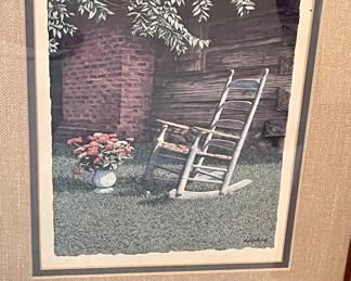 Framed Bob Timberlake Art 