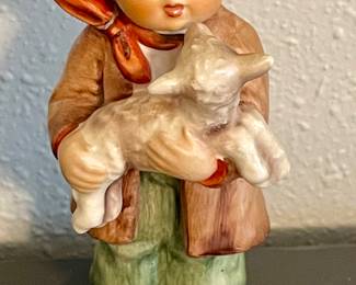 VINTAGE HUMMEL BOY WITH LAMB