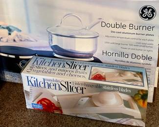 *NEW  -  DOUBLE BURNER, KITCHEN SLICER