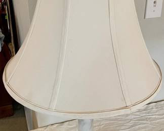 BRASS/MARBLE CANDLESTIC LAMP