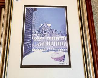 Framed Bob Timberlake Art