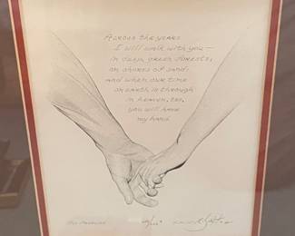Framed Art by R. Sexton, “The Promise”, Signed, Numbered