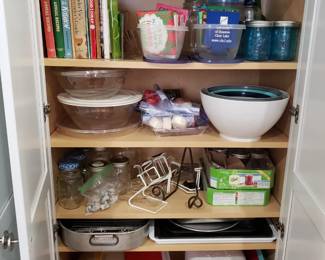 KITCHENWARE, COOKBOOKS & ICE CHESTS