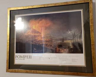 POMPEII FRAMED POSTER