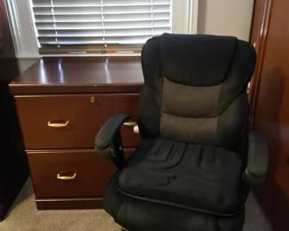 LATERAL FILE CABINET & ROLLING CHAIR