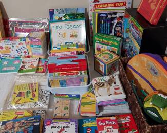 Children's books, games and activities