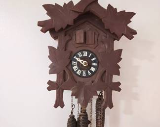 Vintage Ueber den Wellen Coo Koo clock (not working)