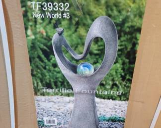 Garden fountain, NIB