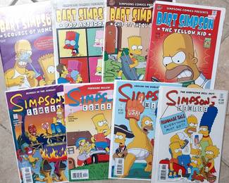 Simpson's comic books